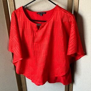 Zac & Rachel Petite Red Top pxl